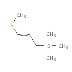 Silane, trimethyl[3-(methylthio)-2-propenyl]-