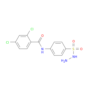 Benzenesulfonic acid, 4-[(2,4-dichlorobenzoyl)amino]-, hydrazide