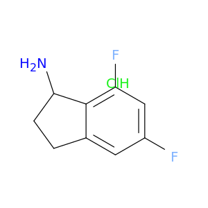 5,7-二氟-2,3-二氢-1H-茚-1-胺盐酸盐