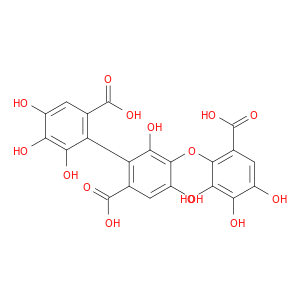 [1,1'-Biphenyl]-2,2'-dicarboxylicacid, 5-(6-carboxy-2,3,4-trihydroxyphenoxy)-4,4',5',6,6'-pentahydroxy-