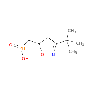 Phosphinic acid,[3-(1,1-dimethylethyl)-4,5-dihydro-5-isoxazolyl]methyl- (9CI)