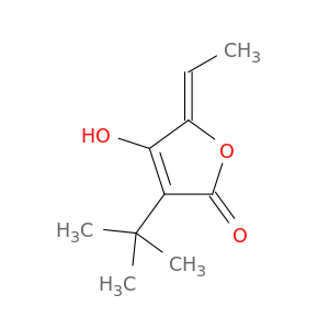 2(5H)-Furanone, 3-(1,1-dimethylethyl)-5-ethylidene-4-hydroxy-, (Z)-