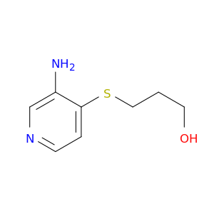 3-[(3-Aminopyridin-4-yl)sulfanyl]propan-1-ol