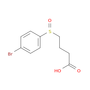 4-(4-bromobenzenesulfinyl)butanoic acid