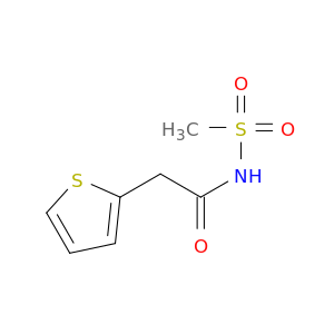 2-Thiopheneacetamide, N-(methylsulfonyl)-