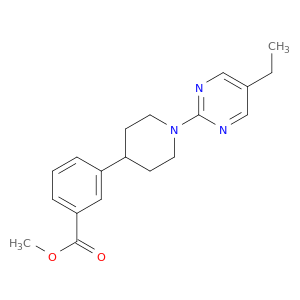 甲基 3-(1-(5-乙基嘧啶-2-基)哌啶-4-基)苯酸盐