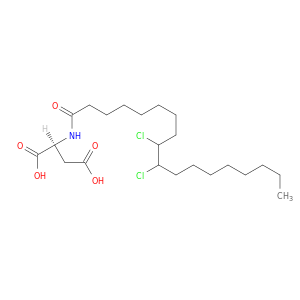 N-(9,10-二氯-1-氧代辛二烯基)-L-天冬氨酸