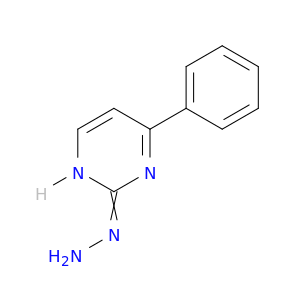 2(1H)-Pyrimidinone, 4-phenyl-, hydrazone