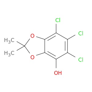 1,3-Benzodioxol-4-ol, 5,6,7-trichloro-2,2-dimethyl-