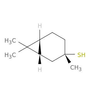 Bicyclo[4.1.0]heptane-3-thiol, 3,7,7-trimethyl-, (1S,3S,6R)-