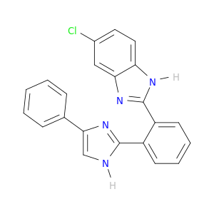 1H-Benzimidazole, 5-chloro-2-[2-(4-phenyl-1H-imidazol-2-yl)phenyl]-