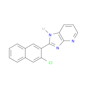 1H-Imidazo[4,5-b]pyridine, 2-(3-chloro-2-naphthalenyl)-