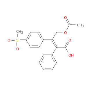 (Z)-4-乙酰氧基-3-(4-(甲基磺酰基)苯基)-2-苯基丁-2-烯酸