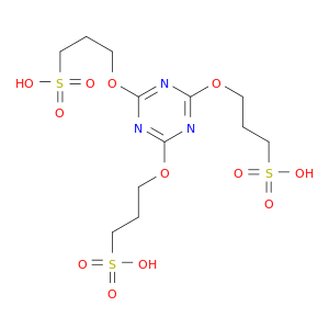 1-Propanesulfonic acid, 3,3',3''-[1,3,5-triazine-2,4,6-triyltris(oxy)]tris-