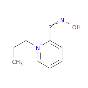 Pyridinium, 2-[(hydroxyimino)methyl]-1-propyl-