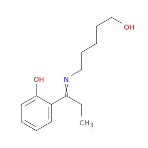 Phenol, 2-[1-[(5-hydroxypentyl)imino]propyl]-