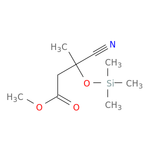 Butanoic acid, 3-cyano-3-[(trimethylsilyl)oxy]-, methyl ester