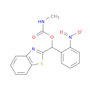 2-Benzothiazolemethanol,a-(2-nitrophenyl)-,methylcarbamate (ester) (9CI)