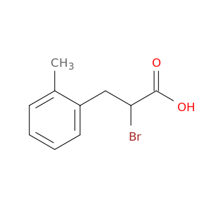 Benzenepropanoic acid, a-bromo-2-methyl-