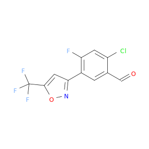 Benzaldehyde, 2-chloro-4-fluoro-5-[5-(trifluoromethyl)-3-isoxazolyl]-