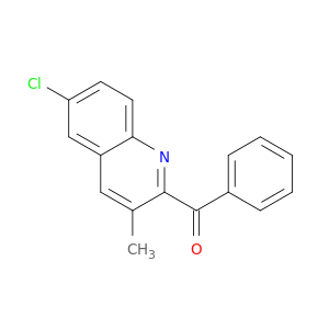 Methanone, (6-chloro-3-methyl-2-quinolinyl)phenyl-
