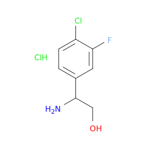 2-amino-2-(4-chloro-3-fluorophenyl)ethan-1-ol hydrochloride