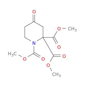 1,2,2-Piperidinetricarboxylic acid, 4-oxo-, trimethyl ester