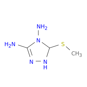 1H-1,2,4-Triazole-3,4(5H)-diamine, 5-(methylthio)-