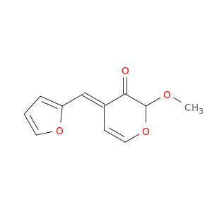 2H-Pyran-3(4H)-one, 4-(2-furanylmethylene)-2-methoxy-, (4E)-