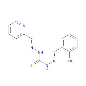 Carbonothioicdihydrazide, [(2-hydroxyphenyl)methylene](2-pyridinylmethylene)- (9CI)