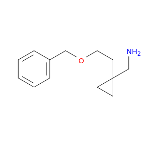 {1-[2-(benzyloxy)ethyl]cyclopropyl}methanamine