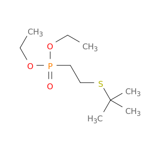 Phosphonic acid, [2-[(1,1-dimethylethyl)thio]ethyl]-, diethyl ester
