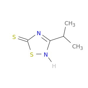 1,2,4-Thiadiazole-5(2H)-thione, 3-(1-methylethyl)-