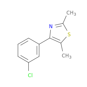 4-(3-Chlorophenyl)-2,5-dimethylthiazole