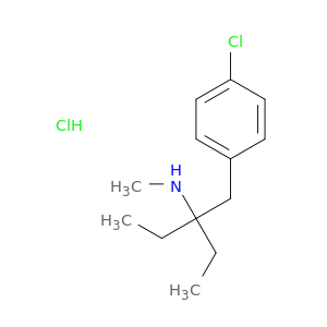 Benzeneethanamine,4-chloro-a,a-diethyl-N-methyl-, hydrochloride (1:1)