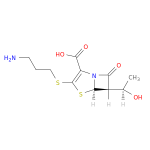 (5r,6r)-3-[(3-aminopropyl)sulfanyl]-6-[(1r)-1-hydroxyethyl]-7-oxo-4-thia-1-azabicyclo[3.2.0]hept-2-ene-2-carboxylic acid
