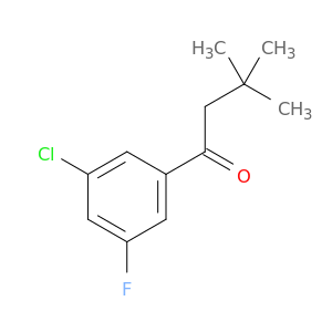 3'-CHLORO-3,3-DIMETHYL-5'-FLUOROBUTYROPHENONE