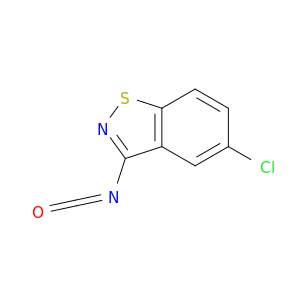 1,2-Benzisothiazole,5-chloro-3-isocyanato-