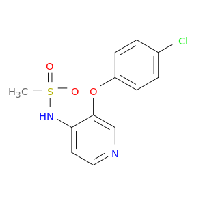 Methanesulfonamide, N-[3-(4-chlorophenoxy)-4-pyridinyl]-