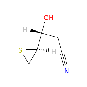 Valeronitrile, 4,5-epithio-3-hydroxy-, (3R,4S)-
