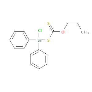 Stannane, chlorodiphenyl[(propoxythioxomethyl)thio]-