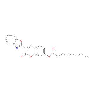 3-(2-BENZOXAZOLYL)-7-OCTANOYLOXYCOUMARIN