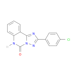 [1,2,4]Triazolo[1,5-c]quinazolin-5(6H)-one, 2-(4-chlorophenyl)-