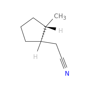 Cyclopentaneacetonitrile, 2-methyl-, (1R,2S)-