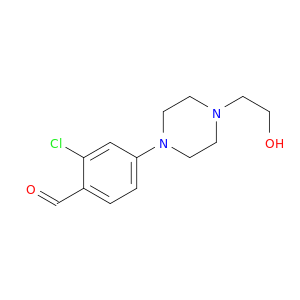 2-Chloro-4-[4-(2-hydroxyethyl)piperazino]benzaldehyde