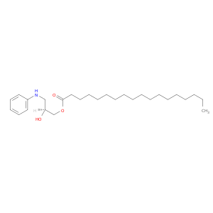 Octadecanoic acid, (2S)-2-hydroxy-3-(phenylamino)propyl ester