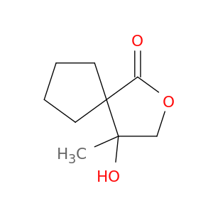 2-Oxaspiro[4.4]nonan-1-one, 4-hydroxy-4-methyl-