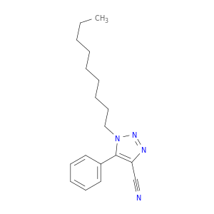 1H-1,2,3-Triazole-4-carbonitrile, 1-nonyl-5-phenyl-