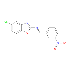2-Benzoxazolamine, 5-chloro-N-[(3-nitrophenyl)methylene]-