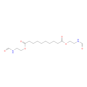 Decanedioic acid, bis[2-(formylamino)ethyl] ester